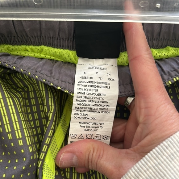 🌿Nike Men’s S swimsuit, grey and bright yellow🌿 - Picture 4 of 6